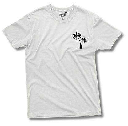 Palm Tree Minimalistic Design T shirt