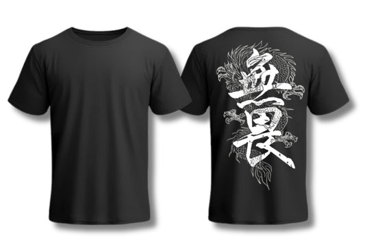 Dragon T Shirt Back printed